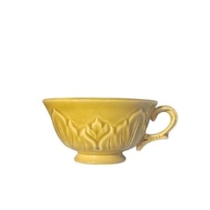 1950's Steubenville Woodfield Golden Fawn Ceramic Teacup